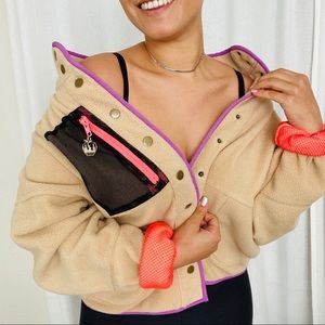Wild Fable Snap Up Sherpa Jacket Free People Dupe